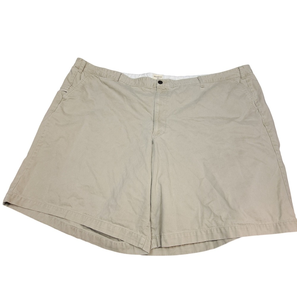 Dockers Mens Khaki Chino Shorts Tan Cotton Twill 29 Waist 10 Inseam Classic Fit
